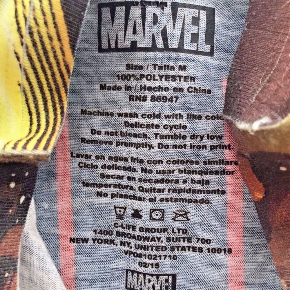 Marvel Deadpool Graphic T-shirt Tee Mens Short Med - Picture 6 of 7